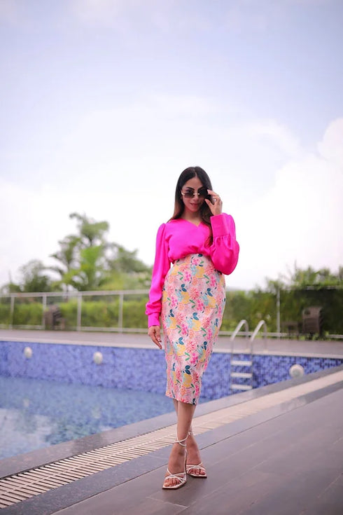 Colorful Skirt Set